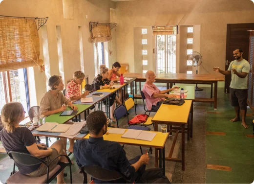 Language learning at Auroville Language Lab