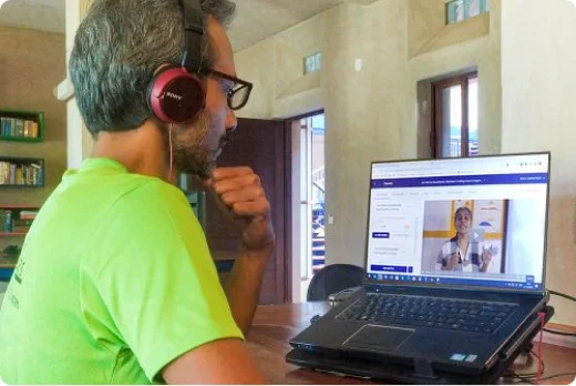 Online language learning at Auroville Language Lab