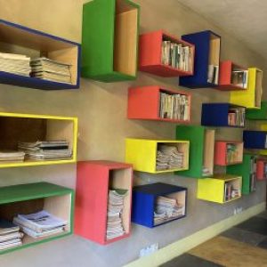 Upcycled shelves